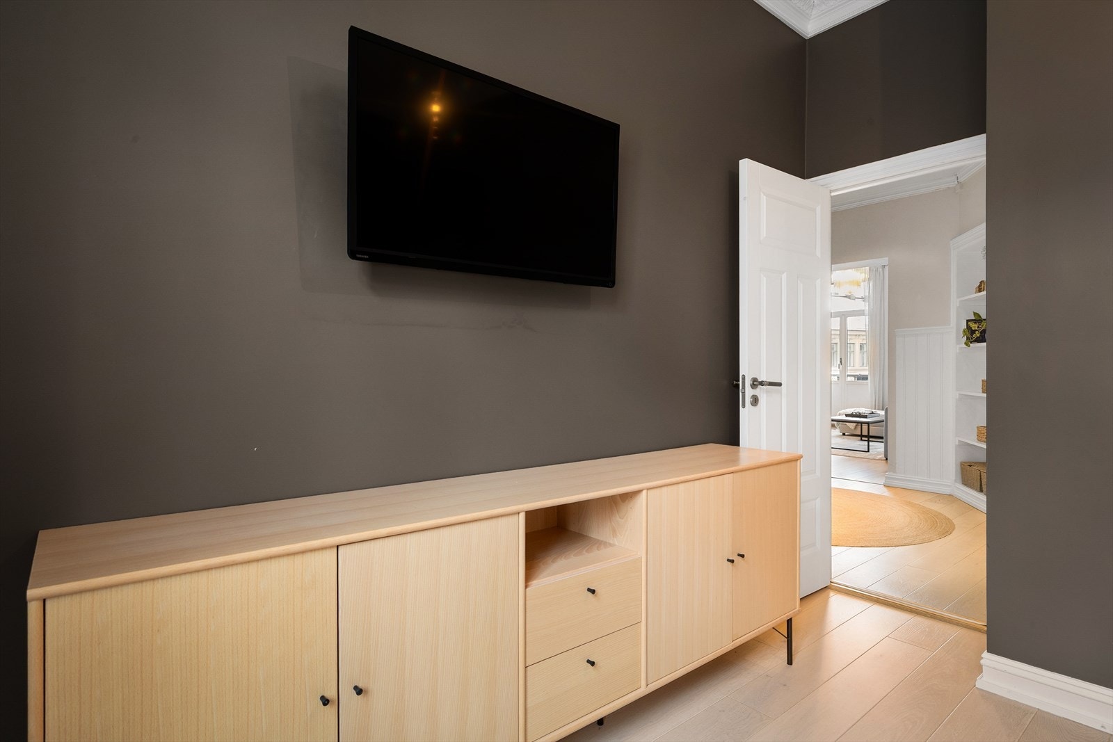 Her er det også plass til garderobeløsning. Galleribilde