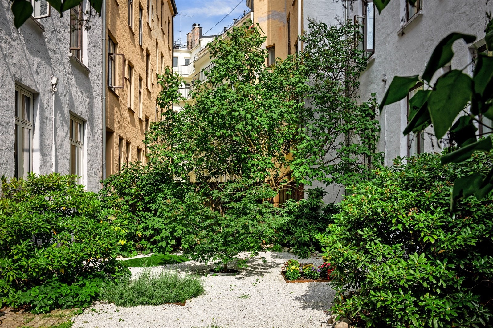 Hyggelige grøntområder og god atmosfære. Galleribilde