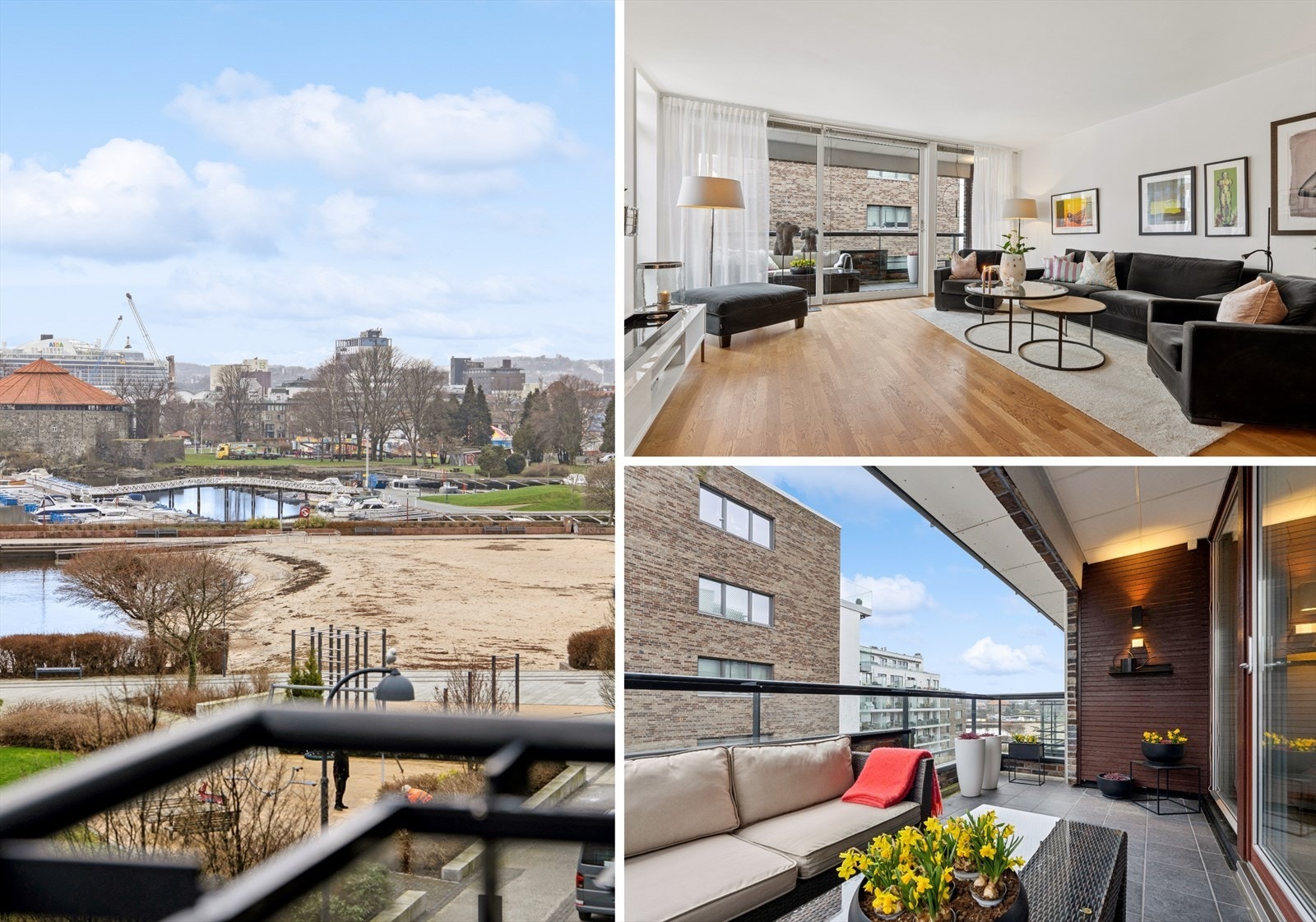 DNB Eiendom v/Sol Vilde Andreassen presenterer Blokkhusgata 10 - En moderne og innbydende hjørneleilighet i byggets fjerde etasje. Her bor du midt i smørøyet på Tangen, like ved Tresse og Bystranda. Galleribilde