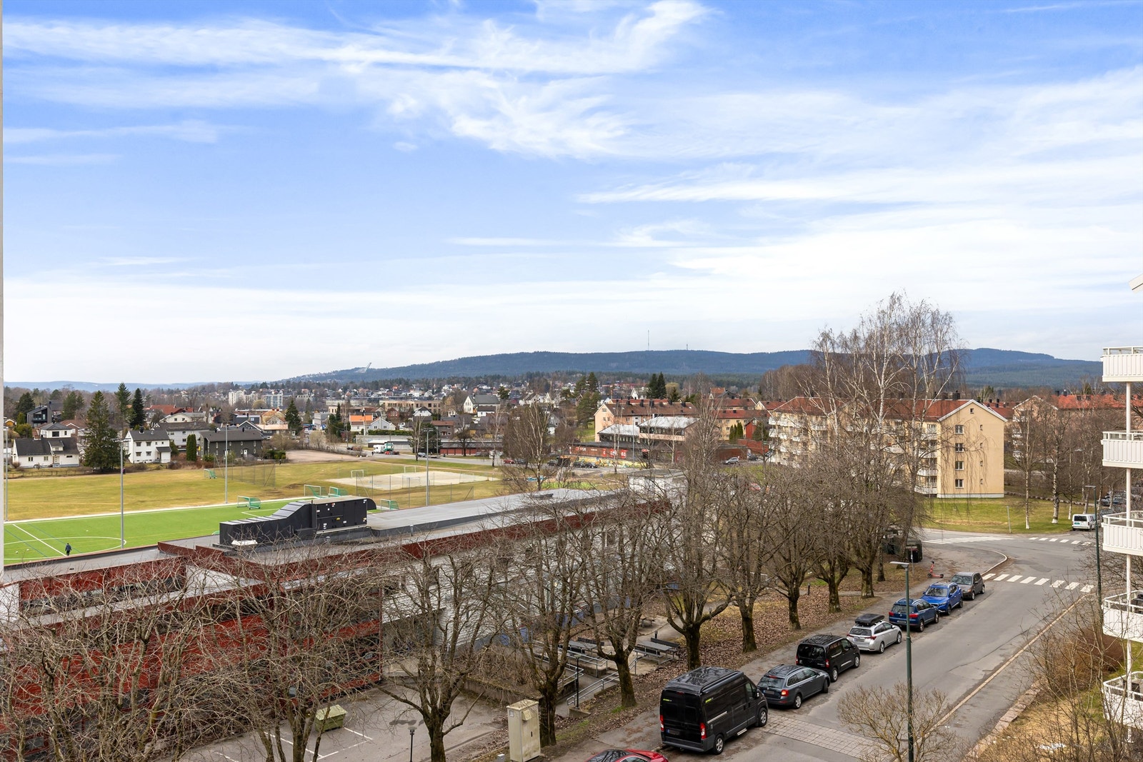 Utsikt fra terrassen Galleribilde