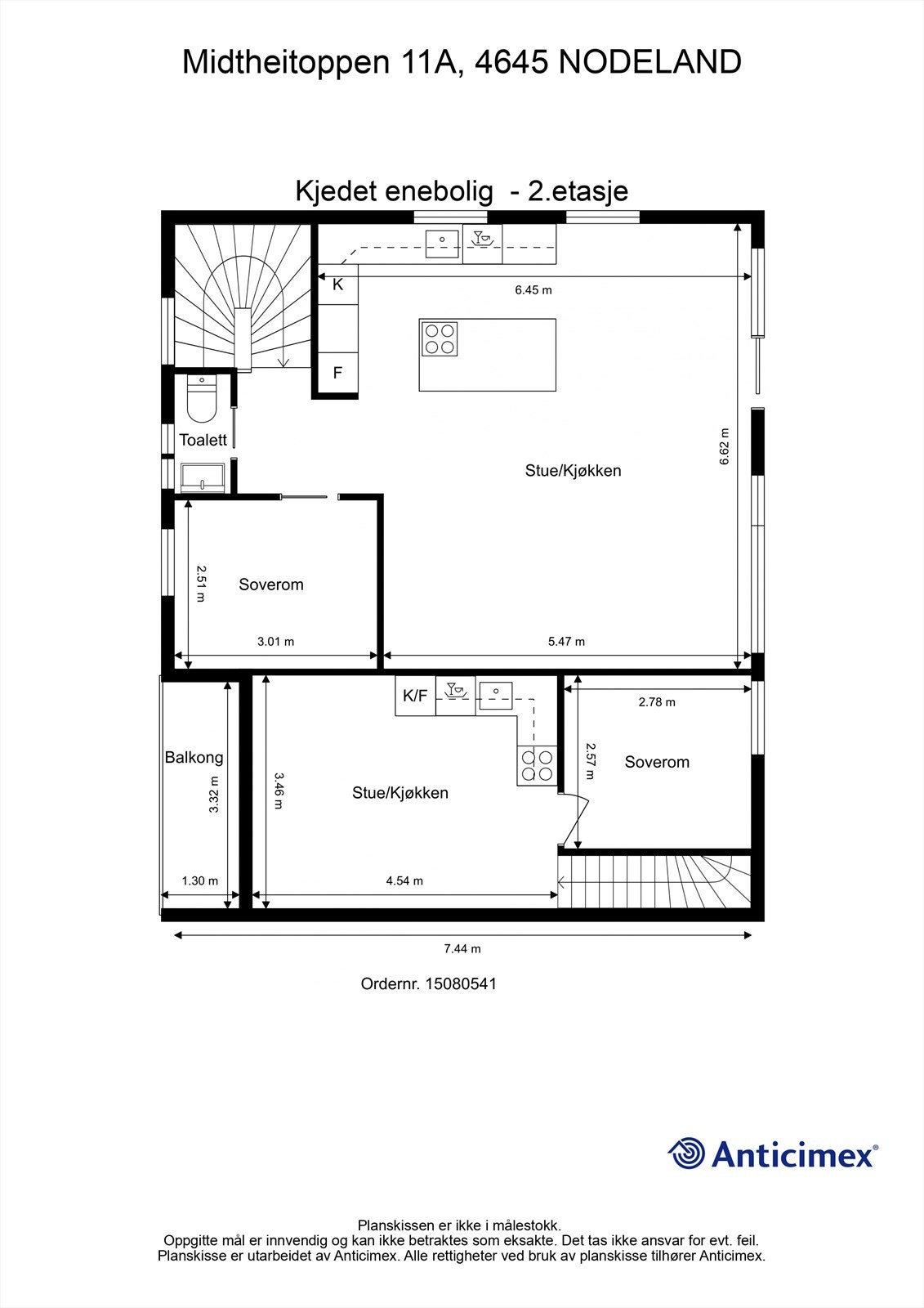 Plantegning - 2.etasje Galleribilde