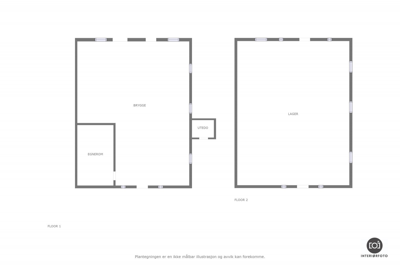 Plantegning Galleribilde