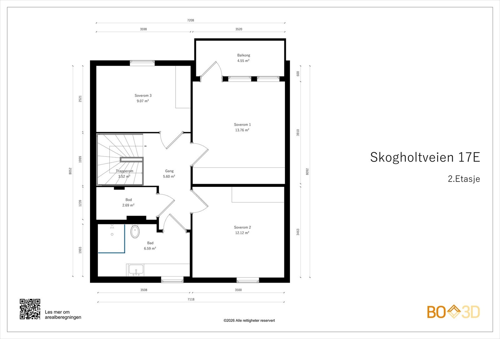 Planskisse 2.etg. Galleribilde