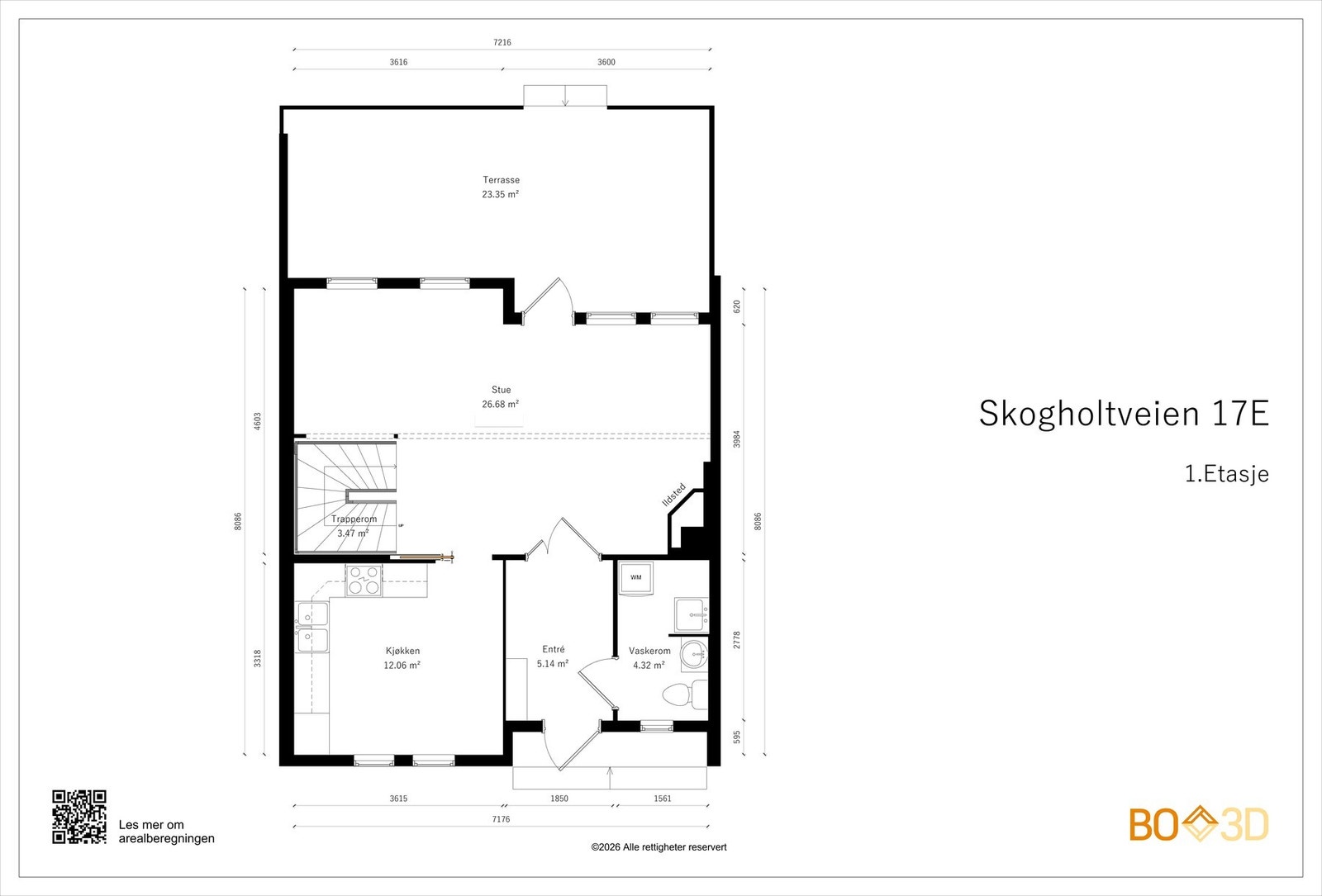 Planskisse 1.etg. Galleribilde