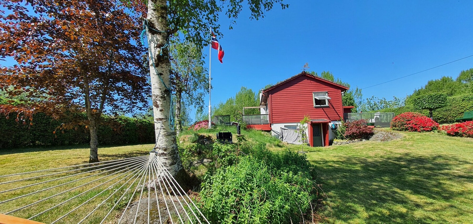 Uteområdet på sommerstid (Bilde tatt av selger) Galleribilde
