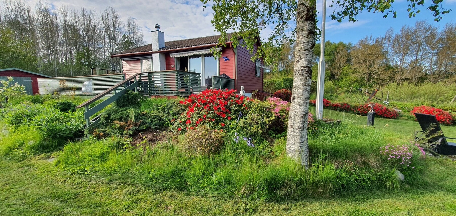 Uteområdet på sommerstid (Bilde tatt av selger) Galleribilde