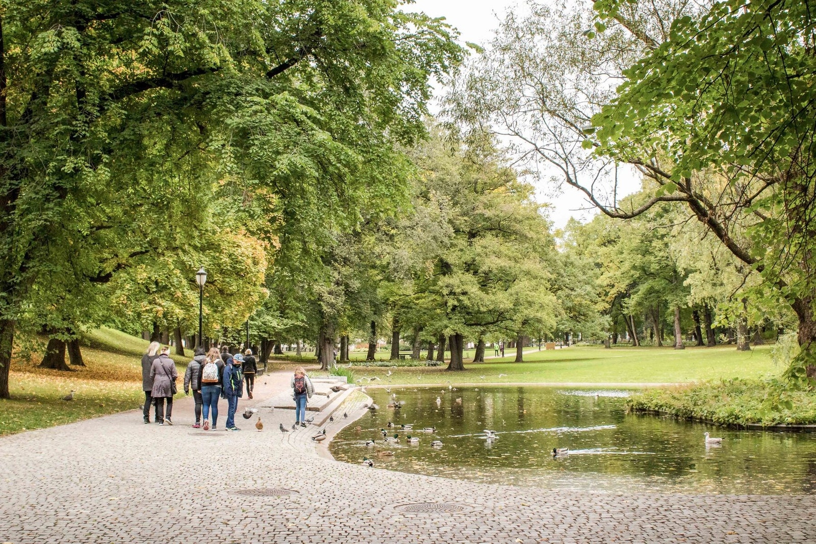 Slottsparken. Galleribilde