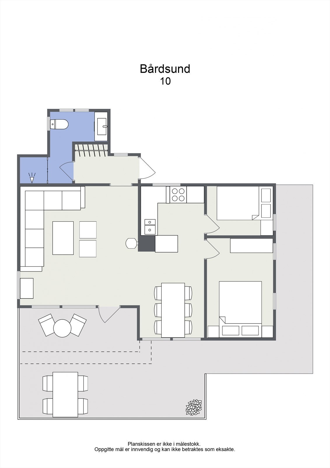 Plantegning for Bårdsund 10 Galleribilde