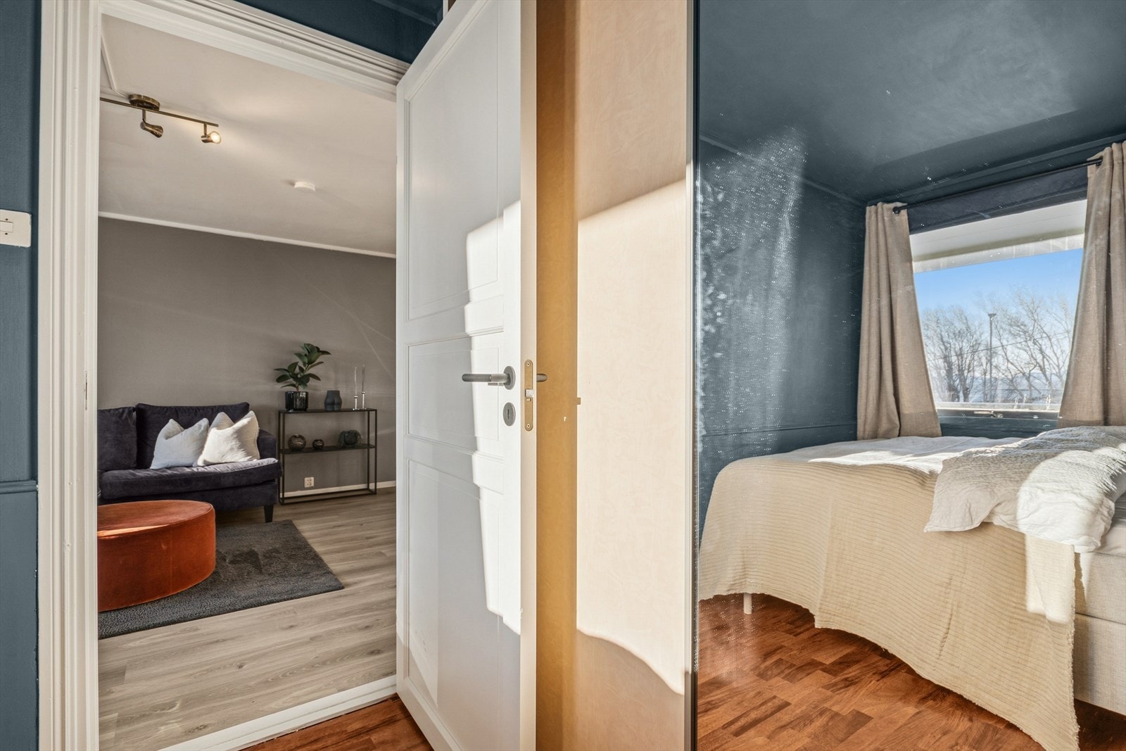 Her er det også satt inn en praktisk skyvedørsgarderobe. Galleribilde