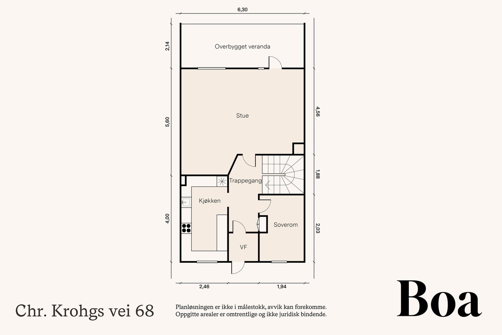 Plantegning Galleribilde