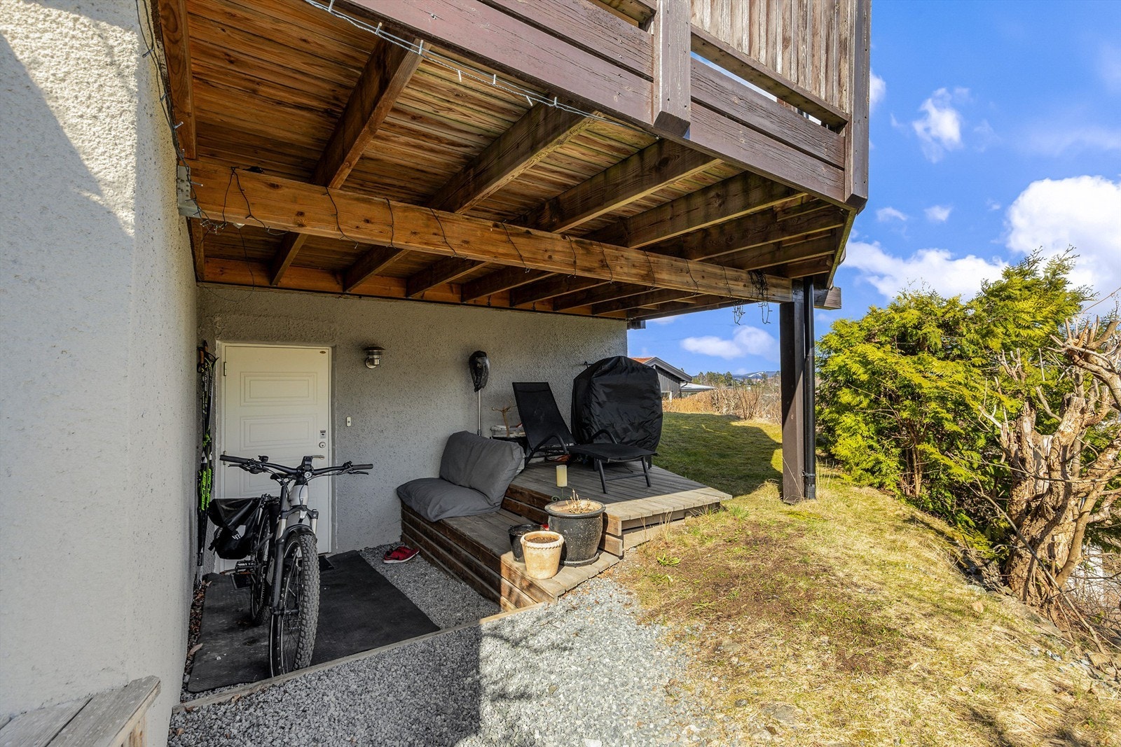 Inngangen til hybeldelen. Galleribilde