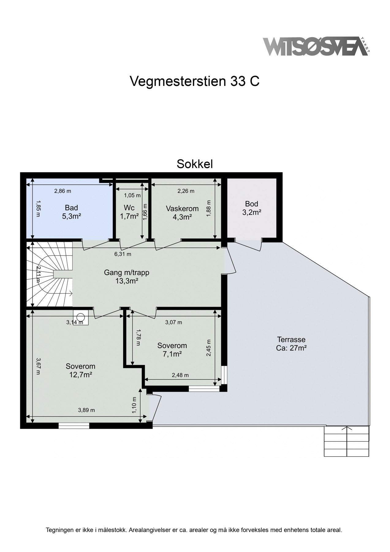 Planskisse Galleribilde