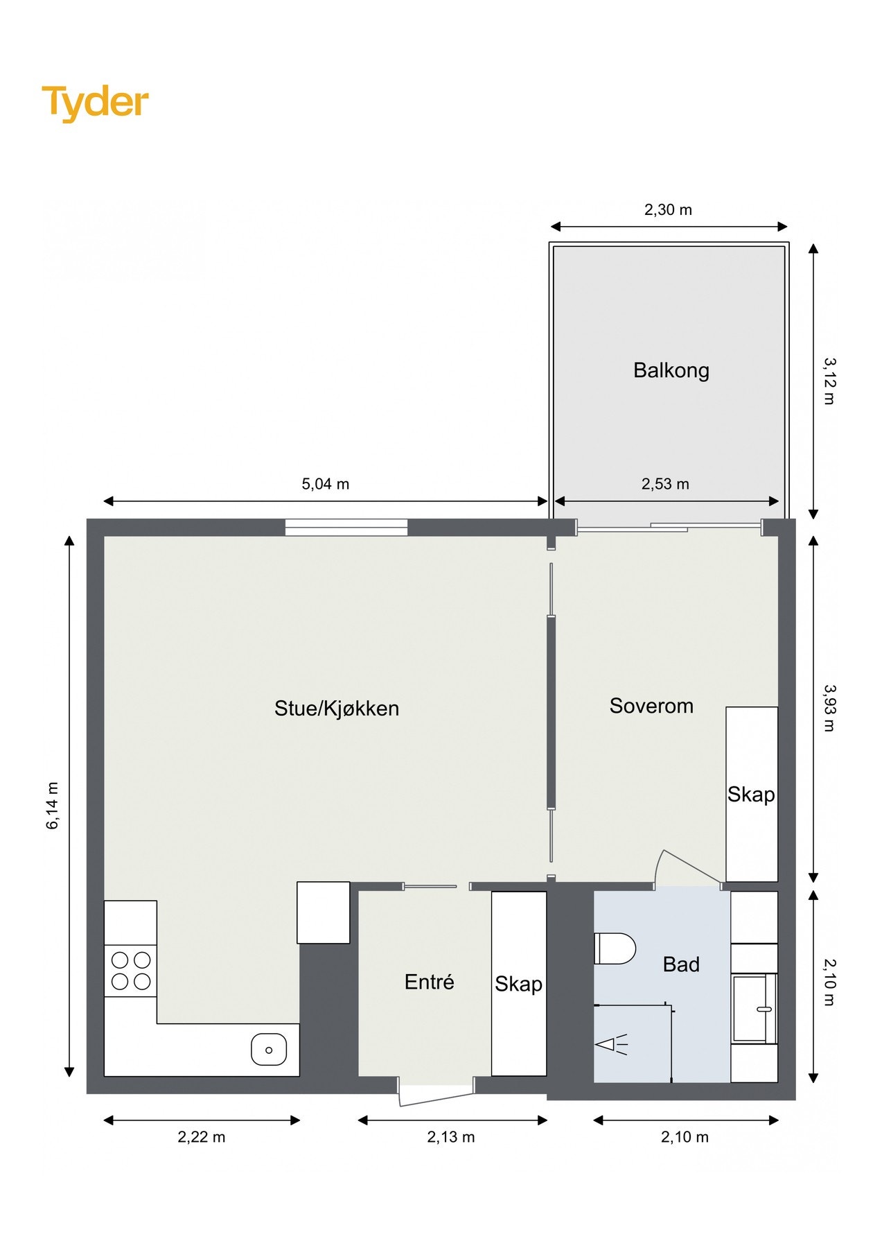 Planløsning. Galleribilde