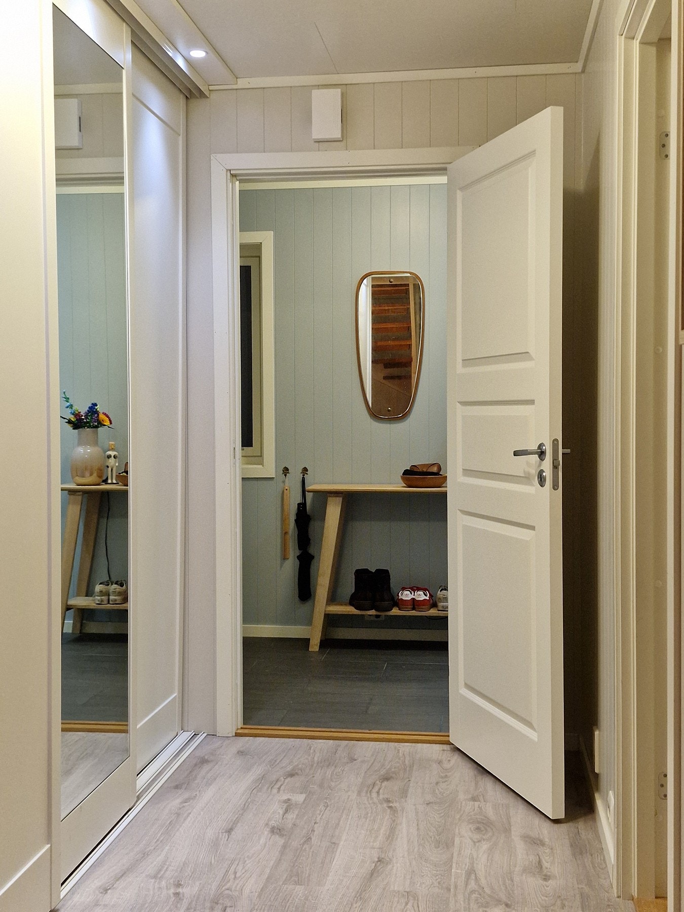 Deler av gangen. Galleribilde