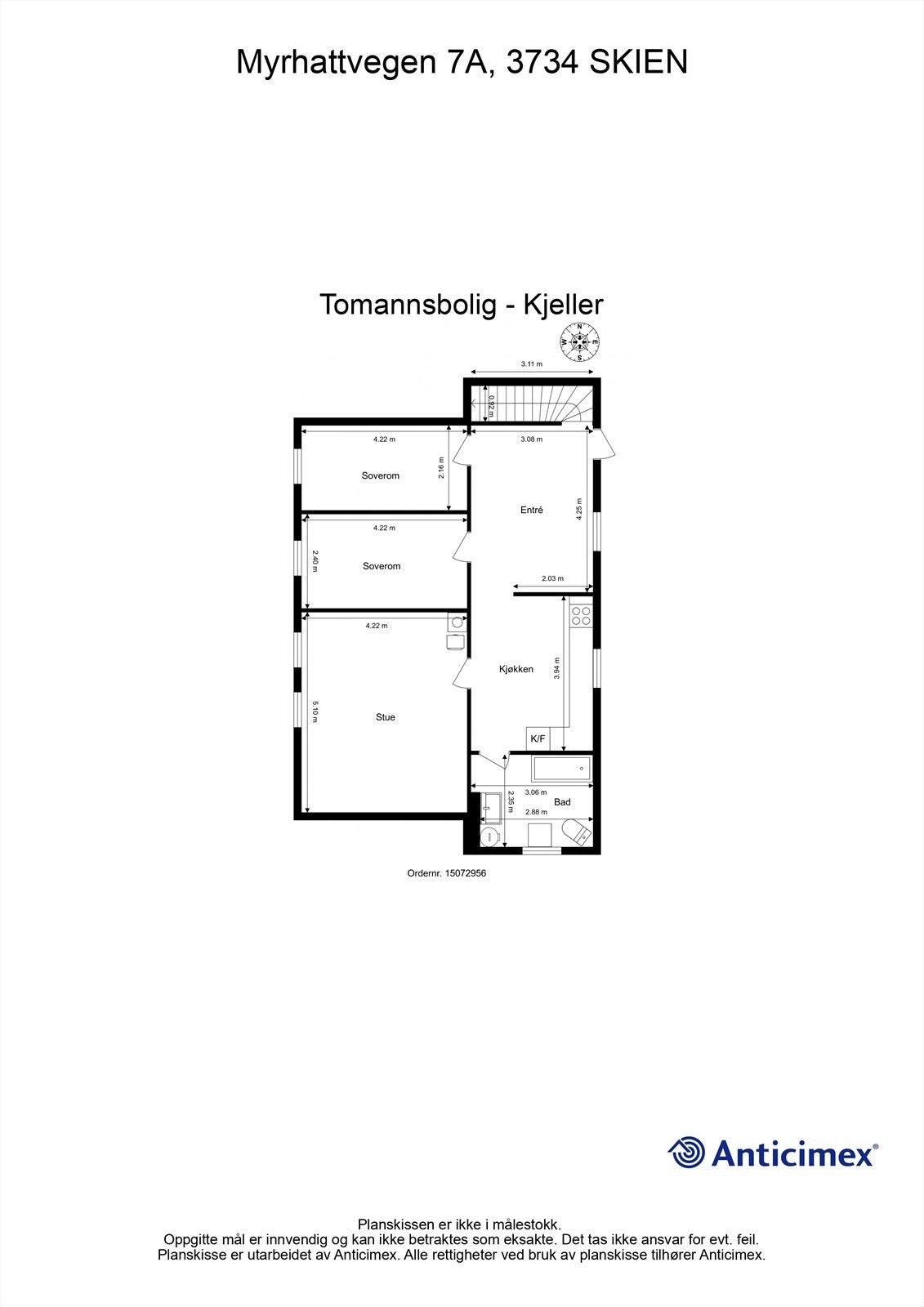 Plantegning - Kjeller Galleribilde