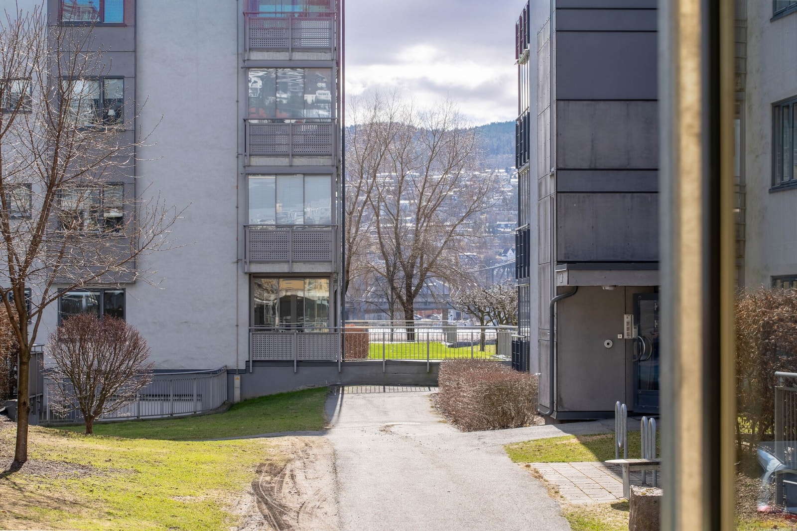 Utsikt fra balkongen. Galleribilde