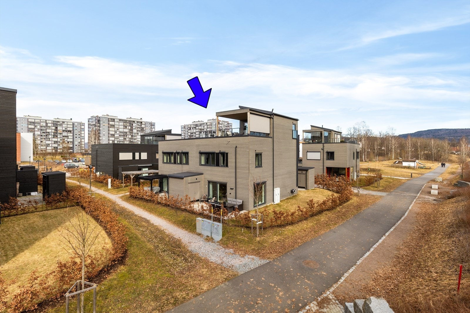 EiendomsMegler1 ved Carina Myhre presenterer Hans Holtas veg 11E! Foto: Inbovi Galleribilde