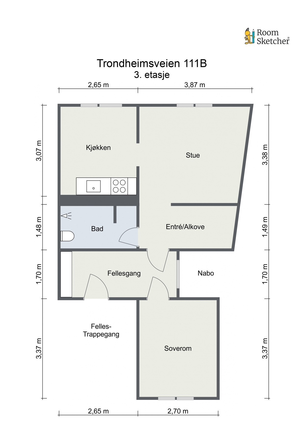 Plantegning Galleribilde