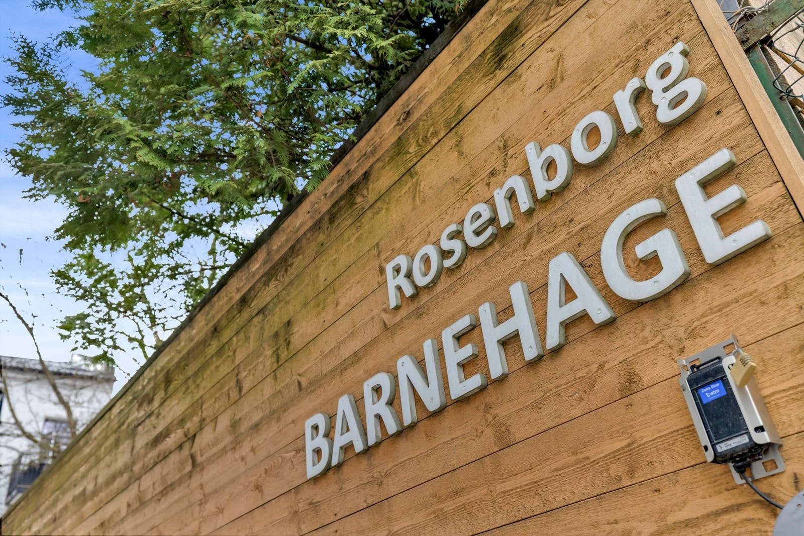 Rosenborg barnehage ligger kun et steinkast fra leiligheten Galleribilde