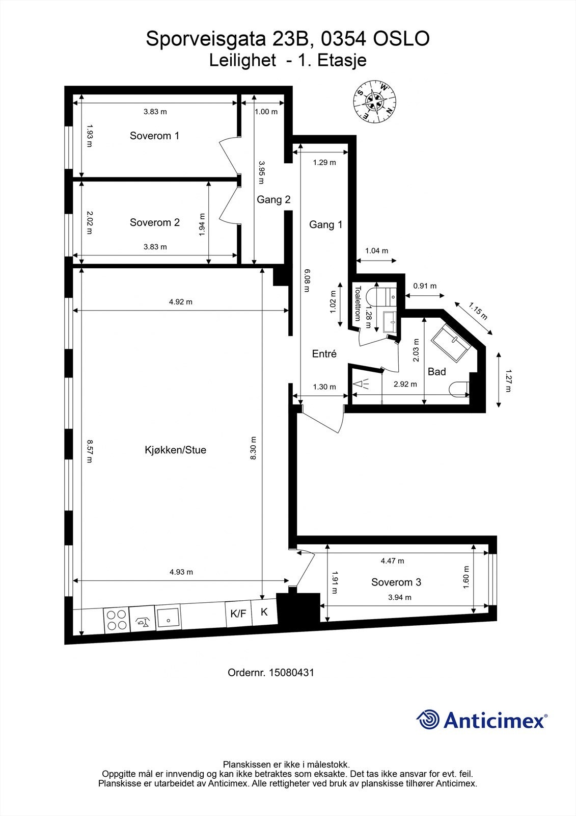 Plantegning. Galleribilde