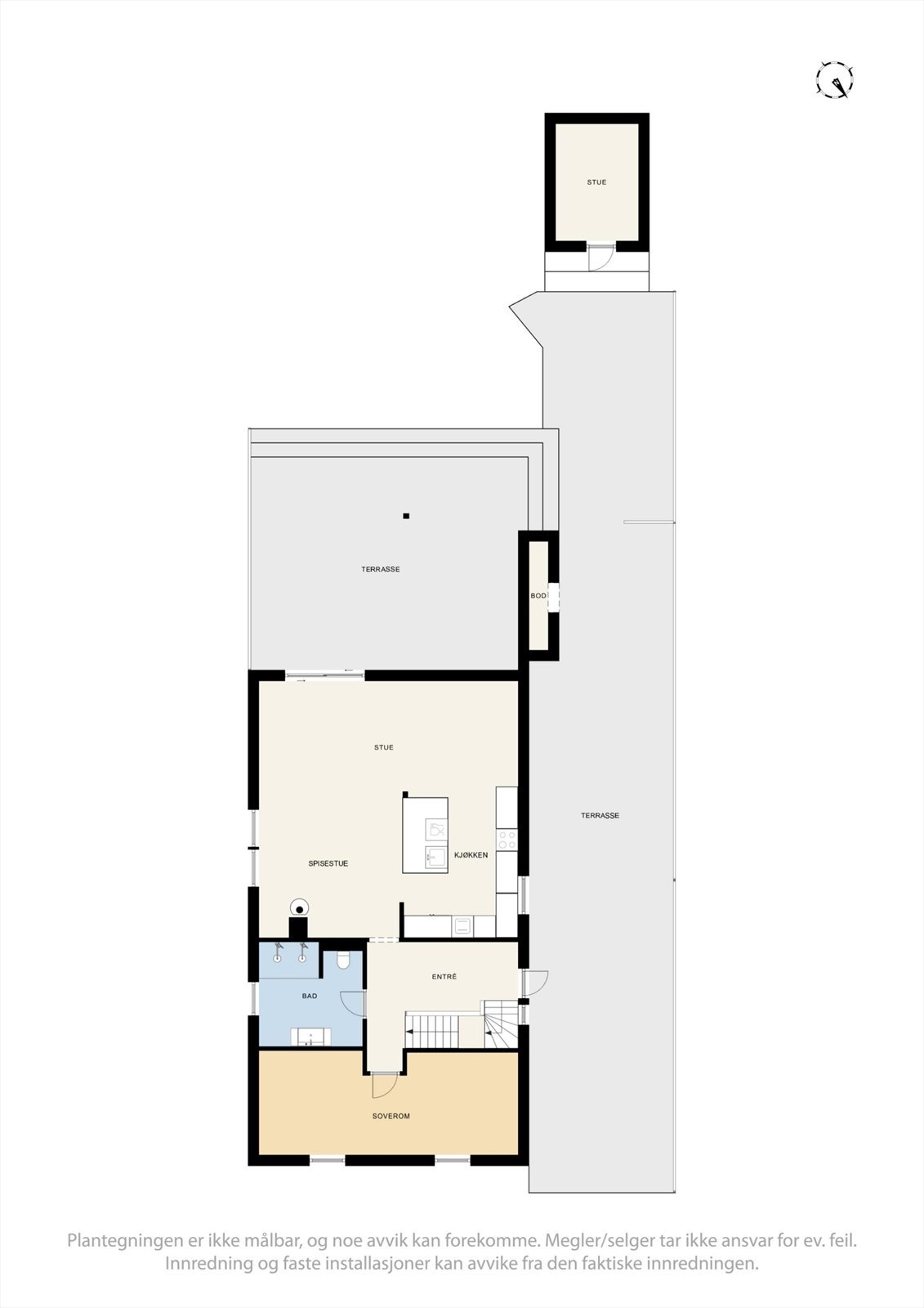 Plantegning første etasje. Galleribilde