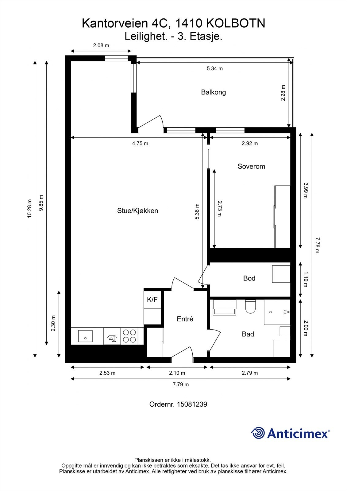 Plantegning Galleribilde