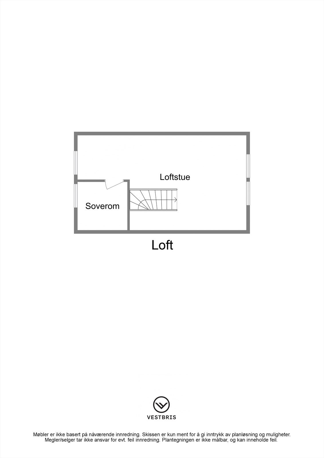 Plantegning - Loftsetasjen Galleribilde
