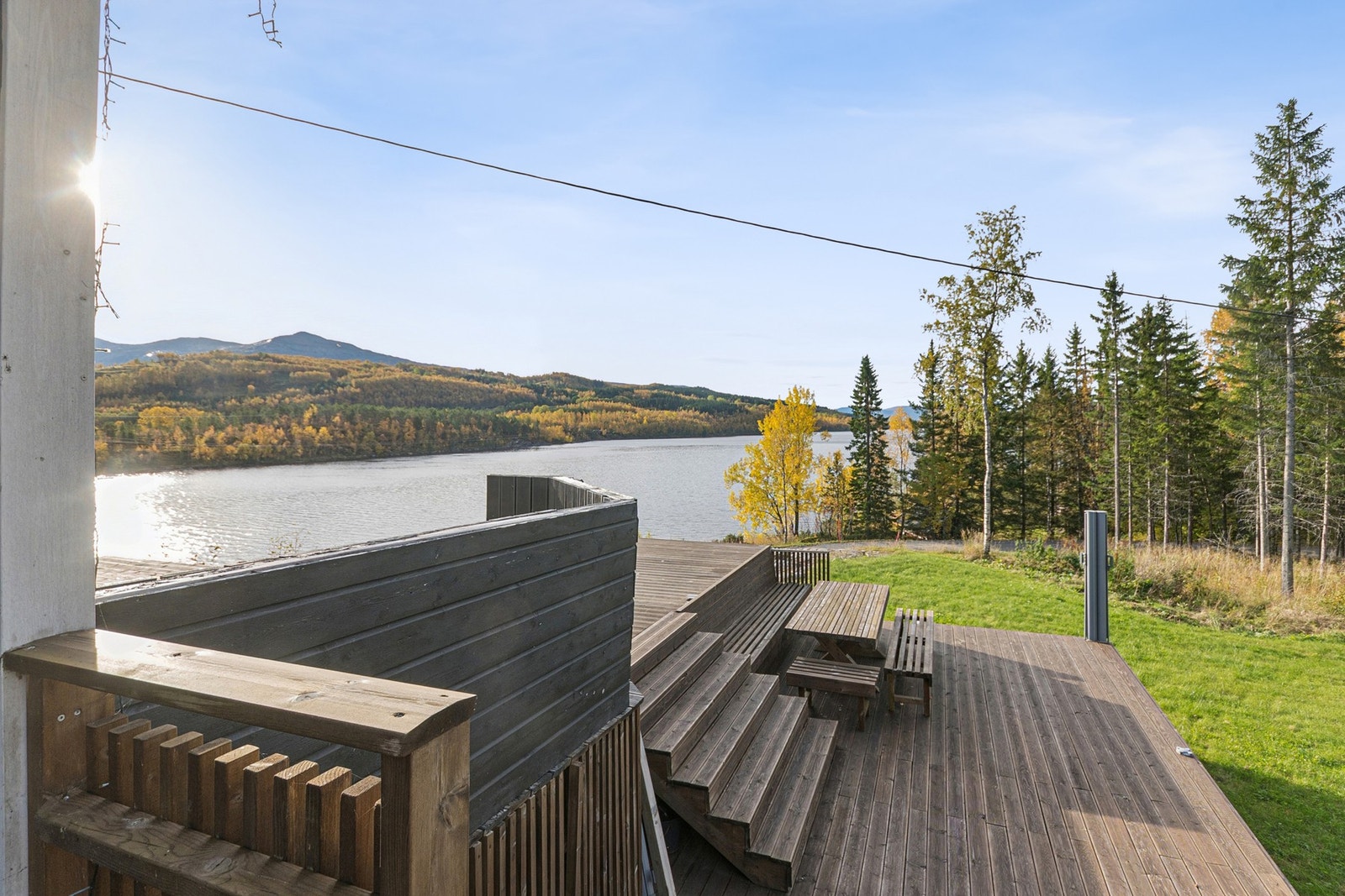 Terrasse og utsikt Galleribilde