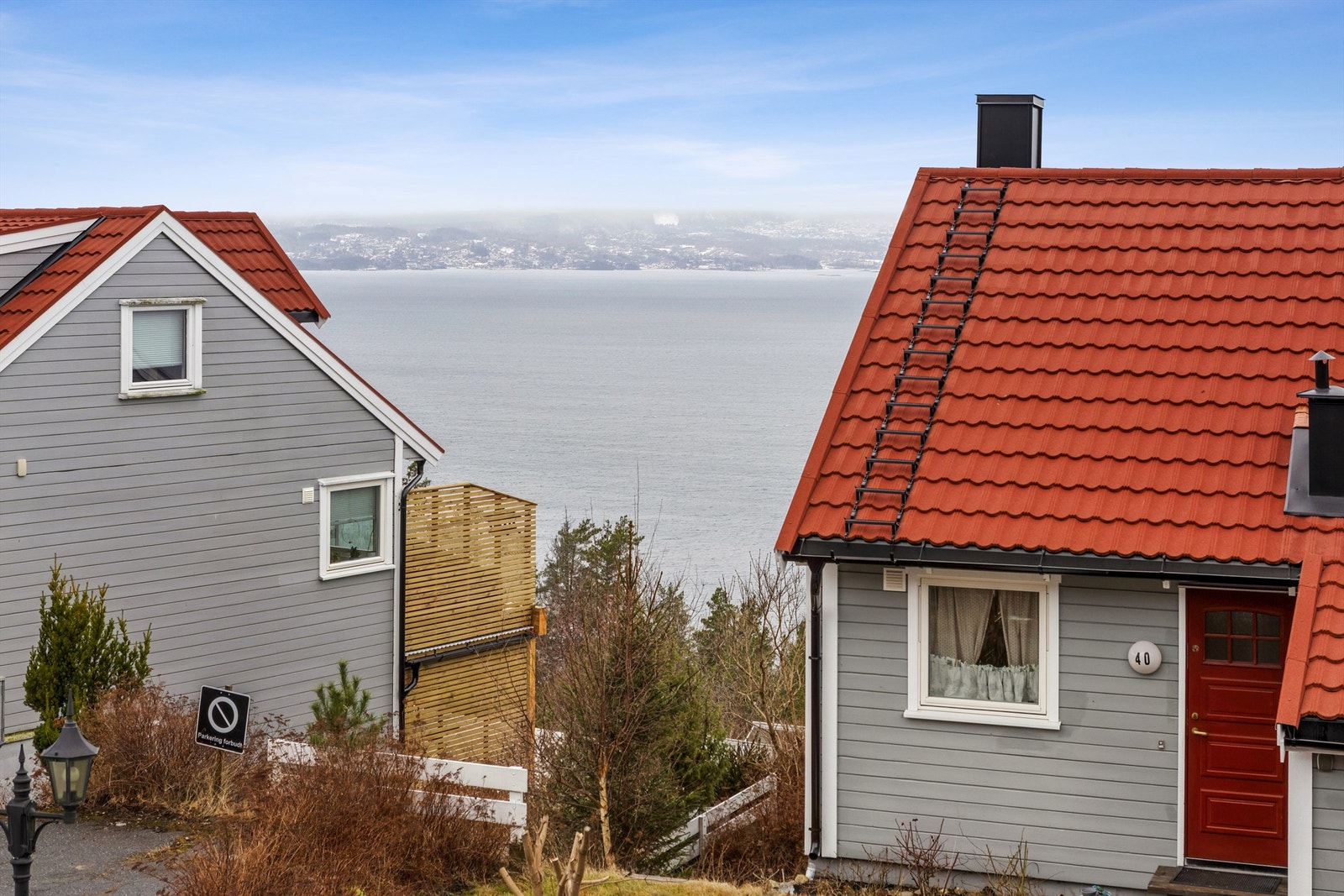 Utsikt fra balkong Galleribilde