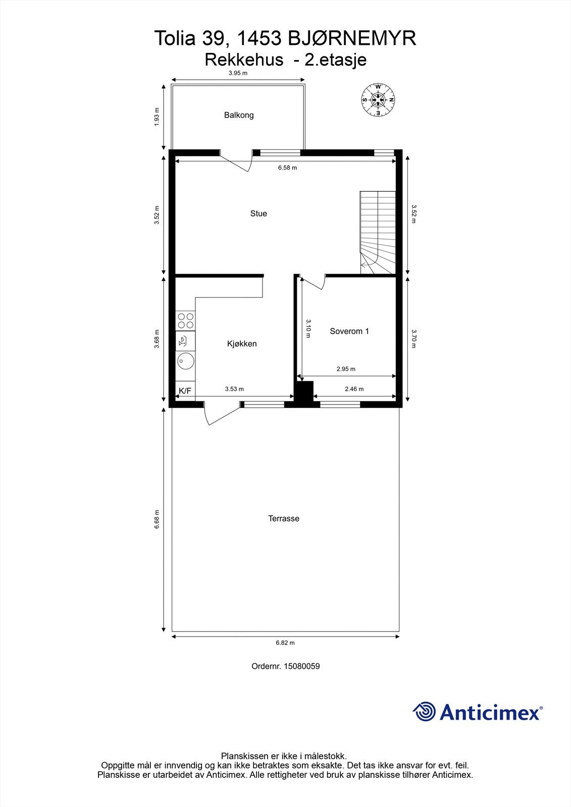 Plantegning 1. etasje Galleribilde