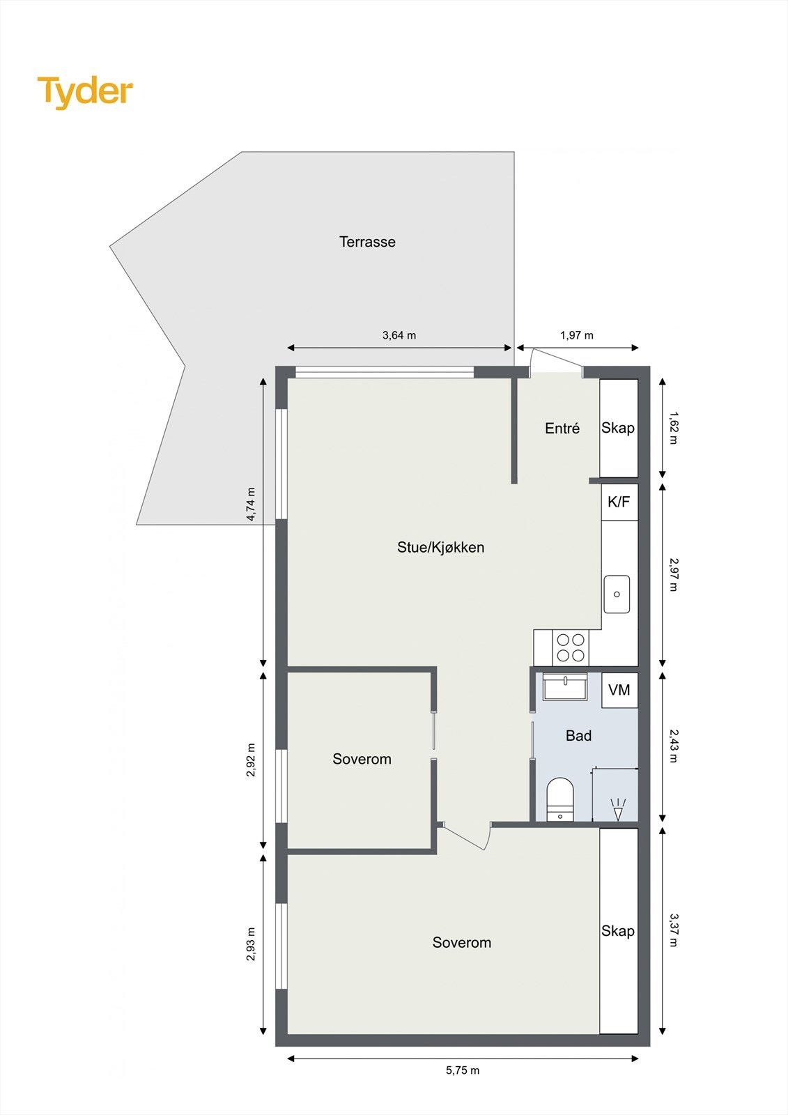 Plantegning. Galleribilde