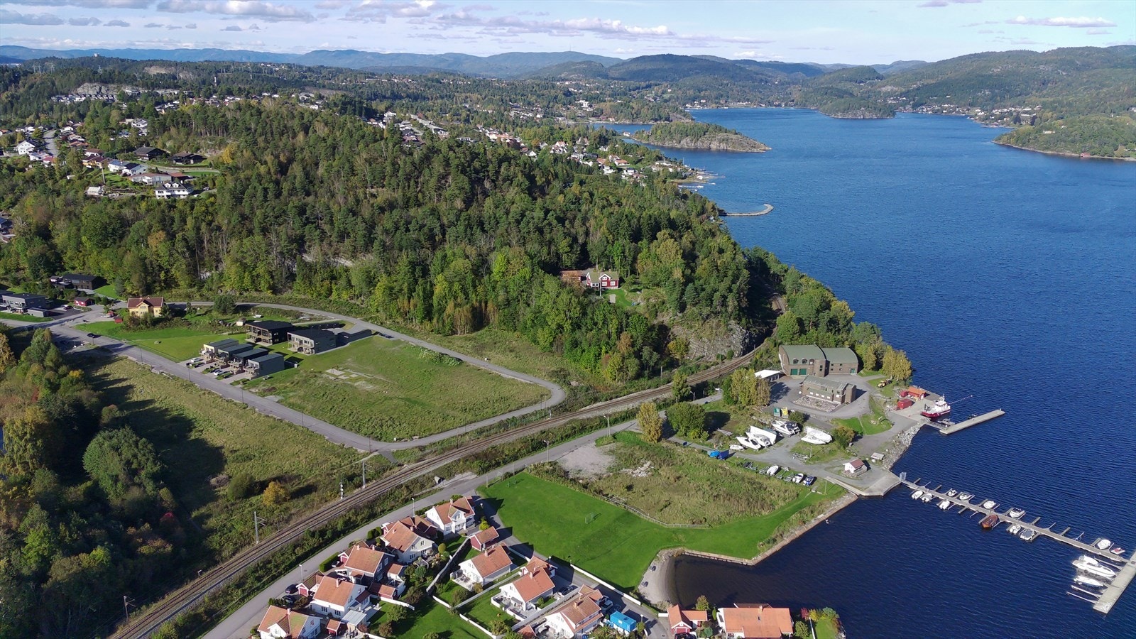 Oversiktsbilde som viser hvor det skal bygges videre Galleribilde