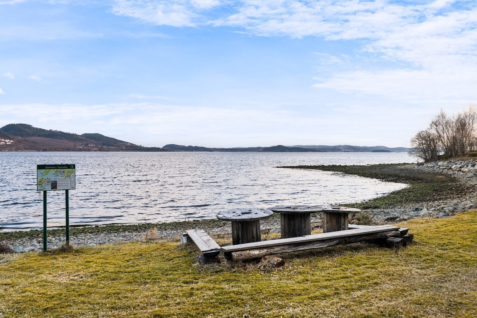 Nærheten til Beitstadfjorden er noe som settes stor pris på. Galleribilde