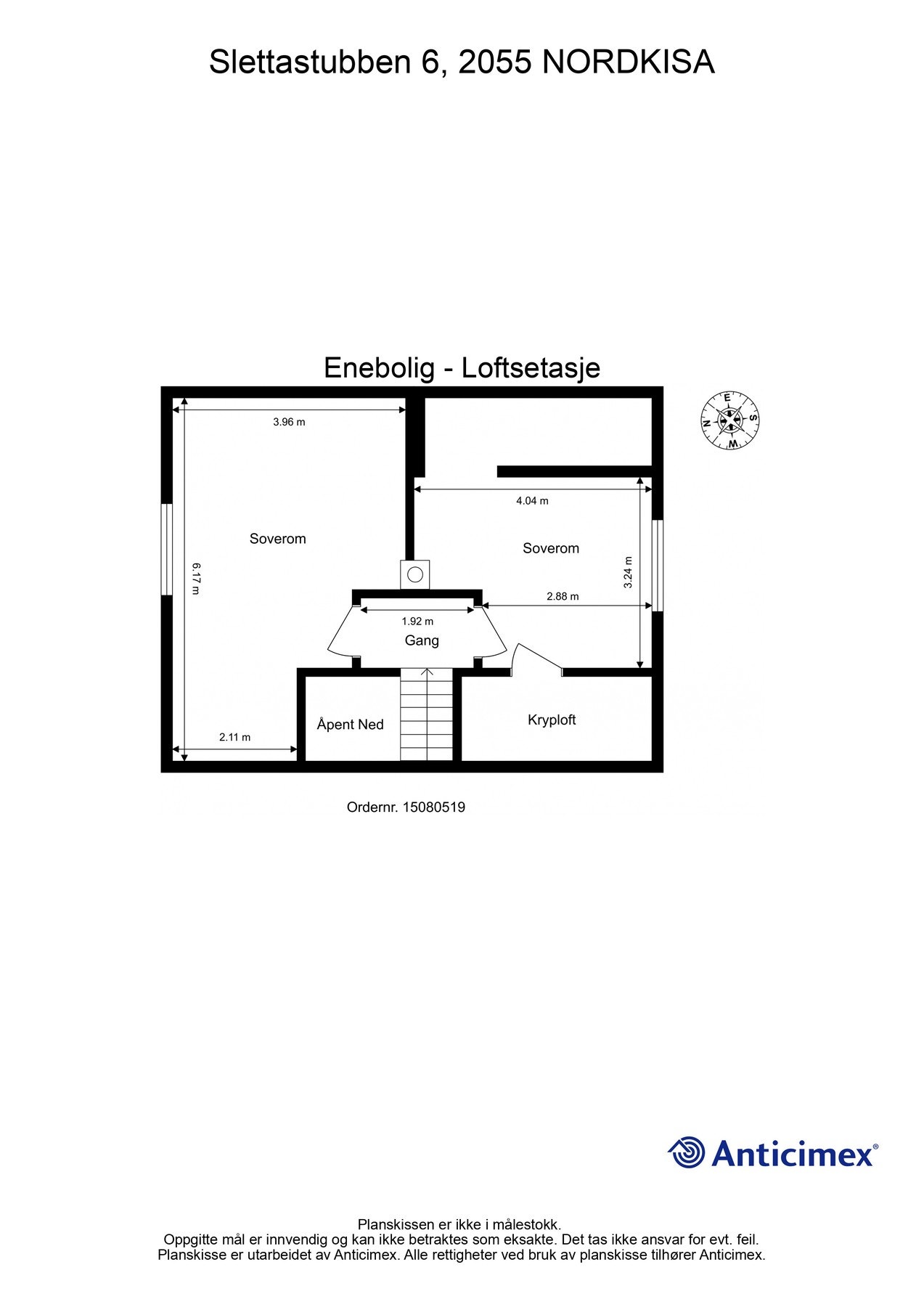 Plantegning - Loft Galleribilde