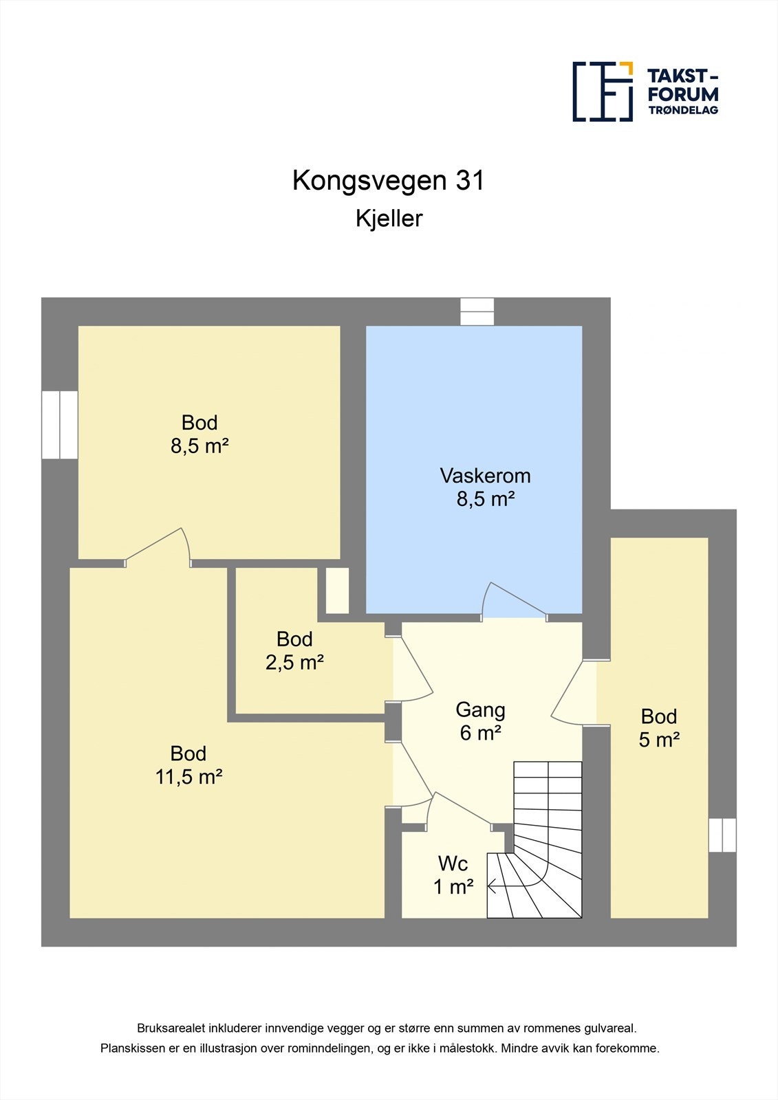 Planskisse - Kjeller Galleribilde