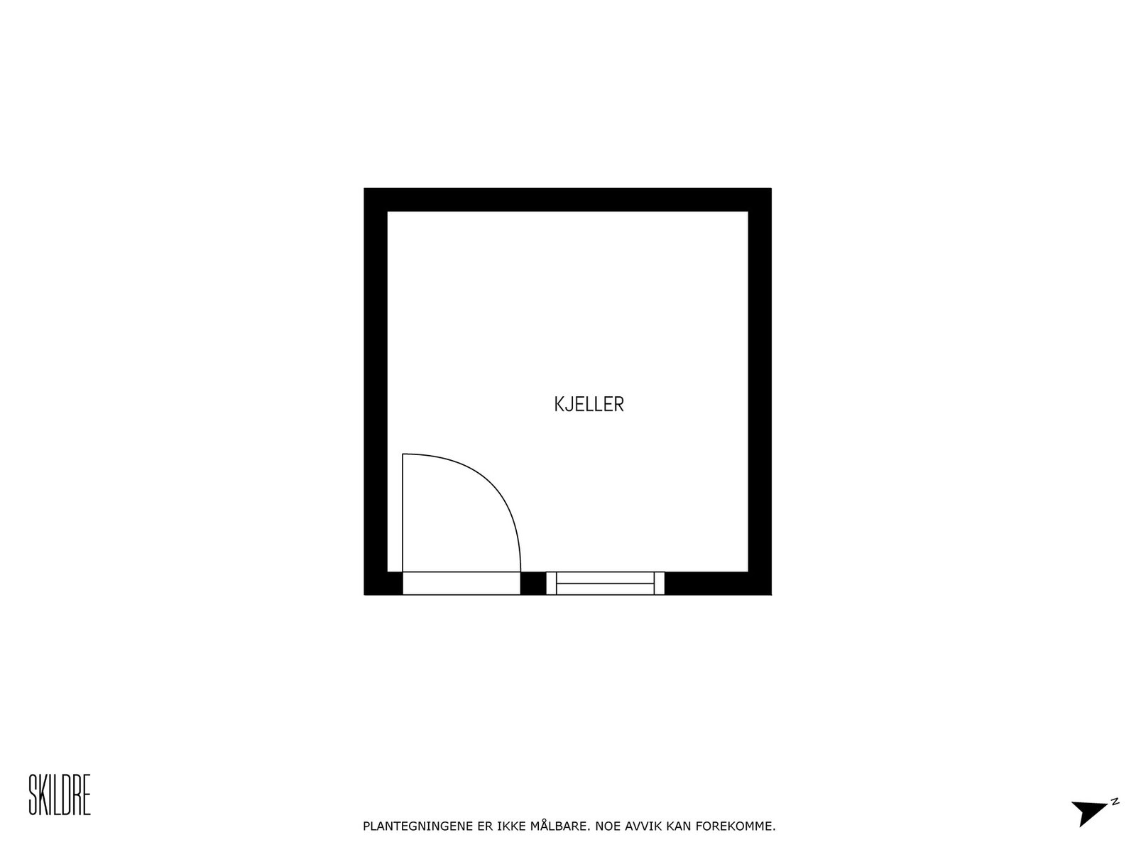 Plantegning for krypkjeller. Galleribilde