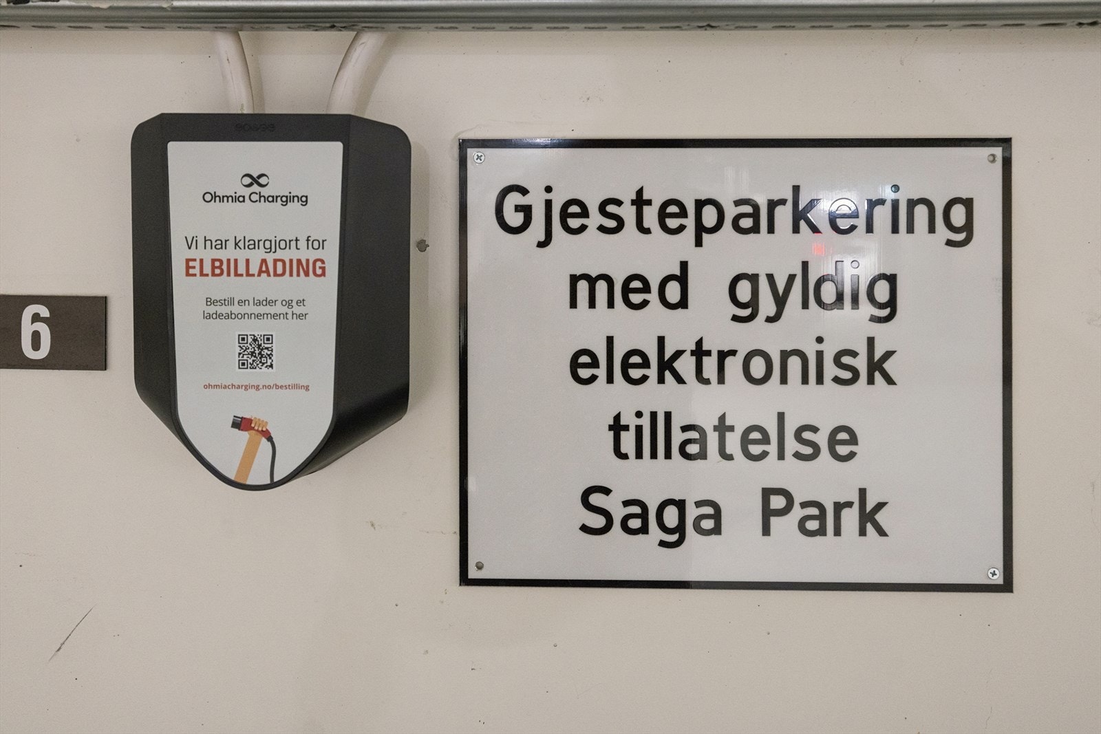 Parkeringsmulighet i kjeller. Galleribilde