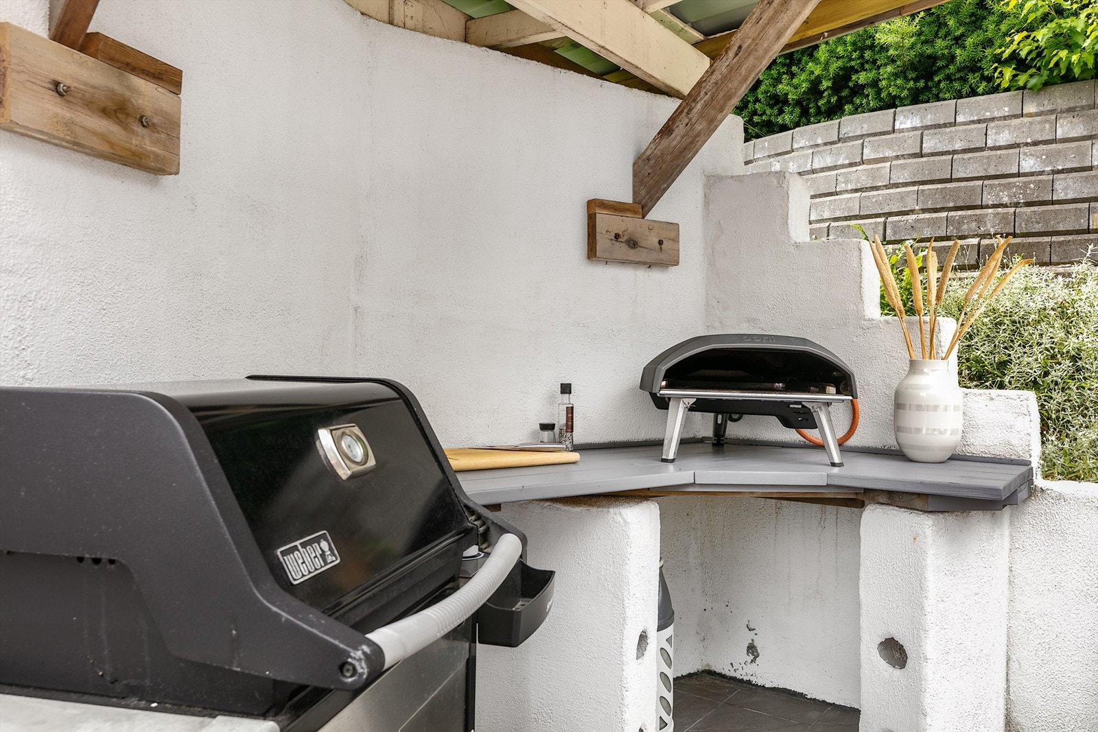 For den som har utstyr og lyst kan også en rask pizza serveres ute Galleribilde