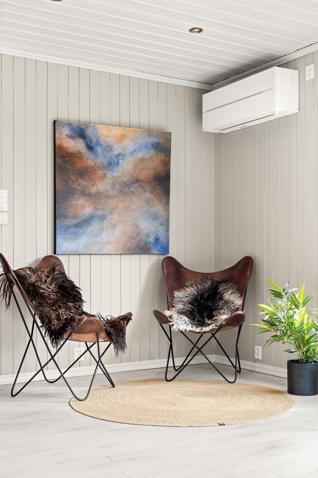 Lesekroken i stua Galleribilde