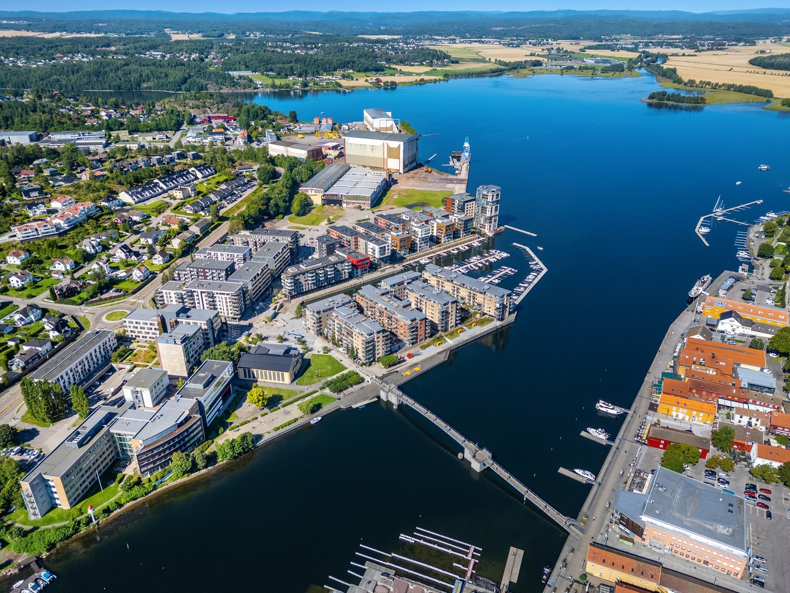 Oversikt over Kaldnes Galleribilde