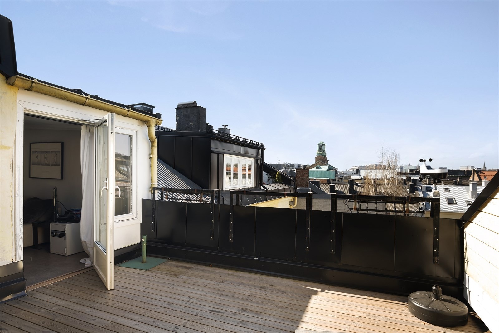 Romslig felles takterrasse Galleribilde