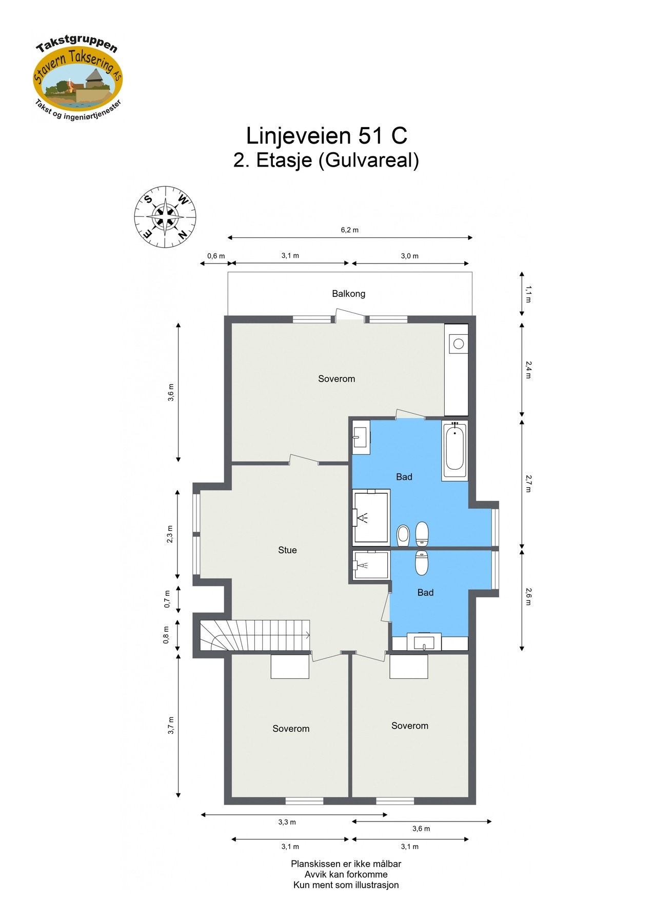 Plantegning 2.etasje. Galleribilde
