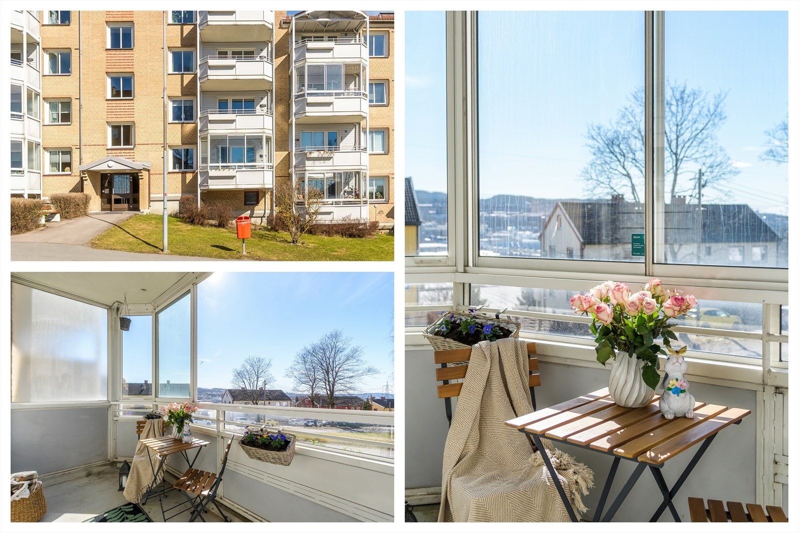 Boligen ligger i høy første etasje Galleribilde
