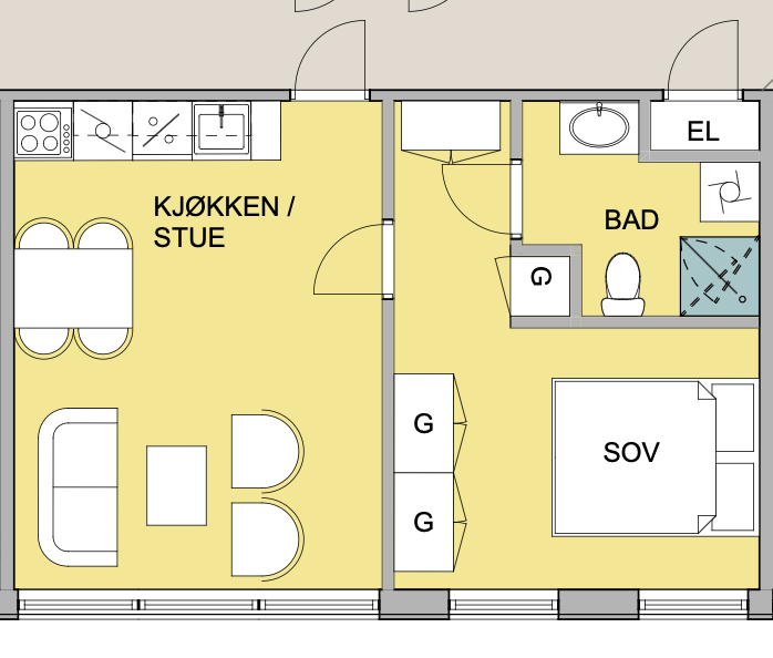 Planløsning Galleribilde