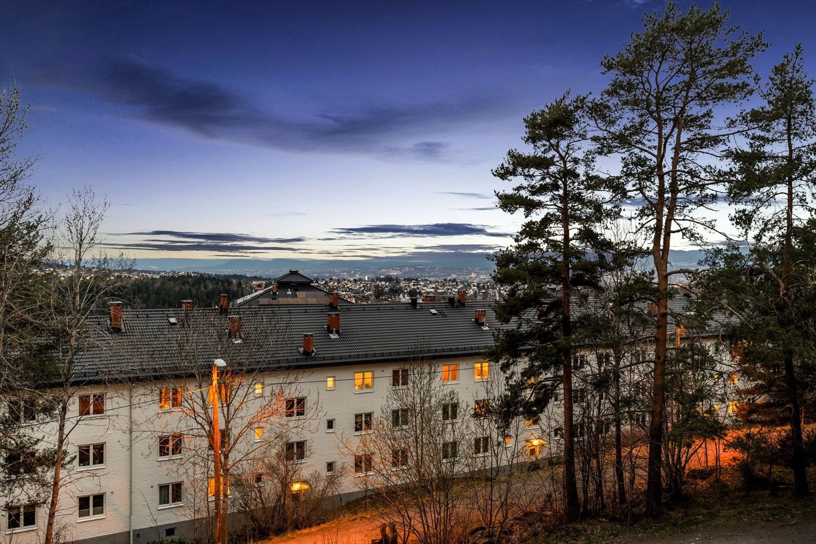 Utsikt fra balkongen. Galleribilde