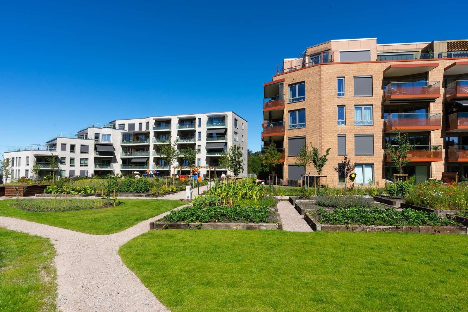 Uteområdet. Foto: Selvaag Galleribilde