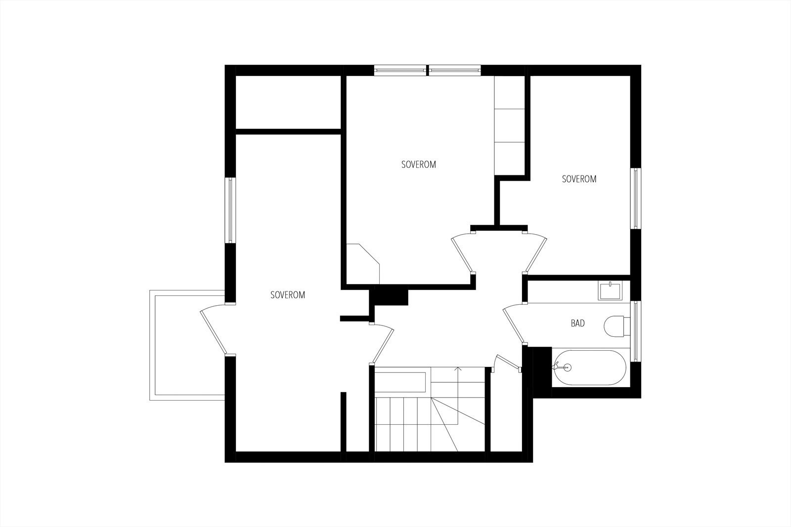 Plantegning 2. etasje Galleribilde