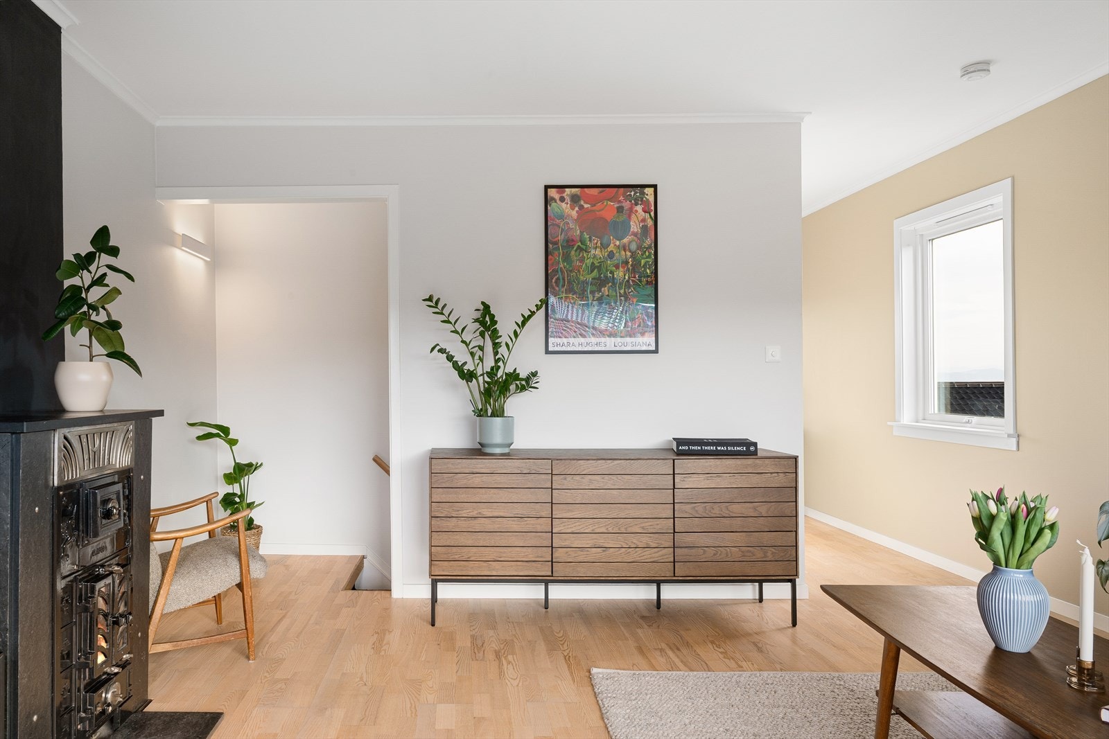 Kjøkkenet ligger adskilt fra stuen. Galleribilde