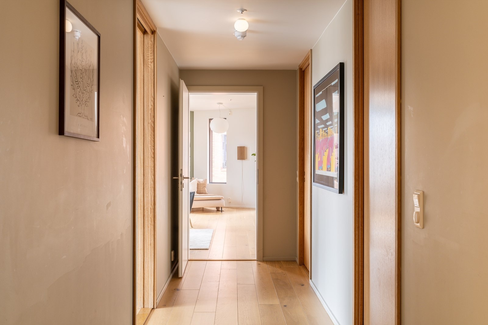 Det er vannbåren gulvvarme i alle rom. Galleribilde
