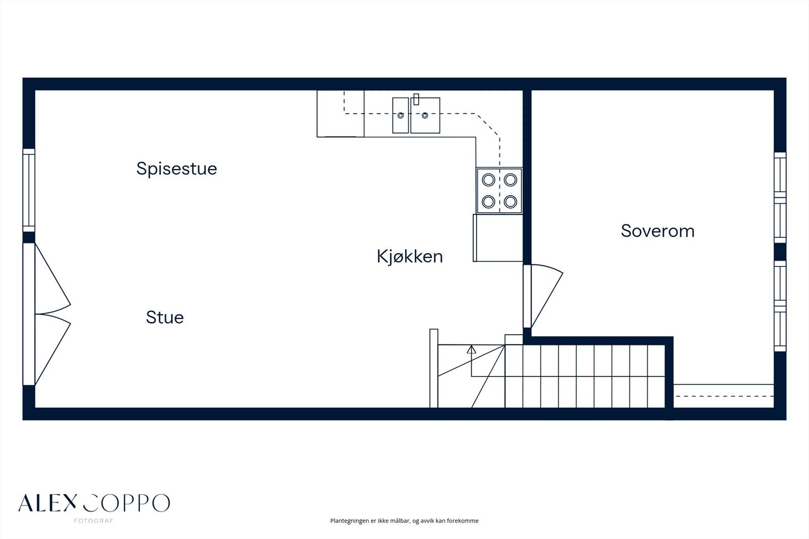 Planløsning 2.etasje. Galleribilde